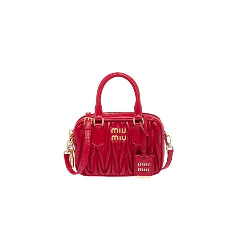 miu miu bag red|miu miu crochet bag.